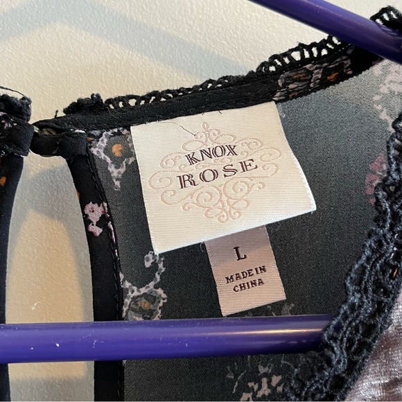 Knox rose blouse women’s size large - Picture 2 of 2